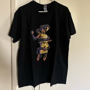 Black Kobe Bryant Mamba t shirt size Large